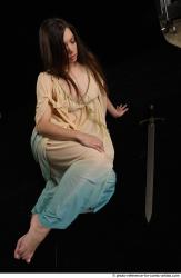 BARBORA LYING POSE WITH SWORD